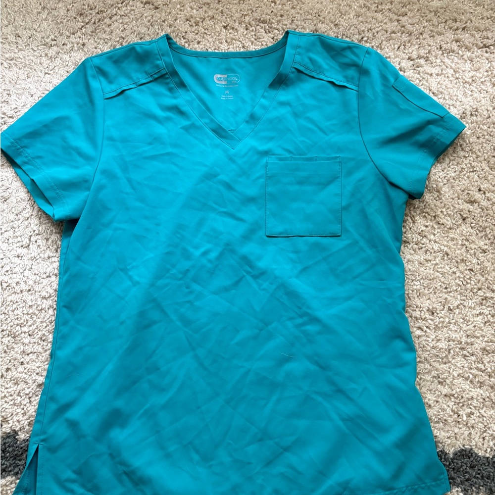 Women's Teal Scrub Top